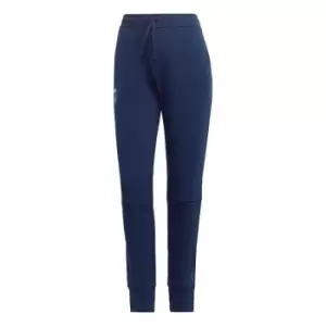 Image of adidas Spain Travel Tracksuit Bottoms Womens - Team Navy / Shock Cyan / Sky T