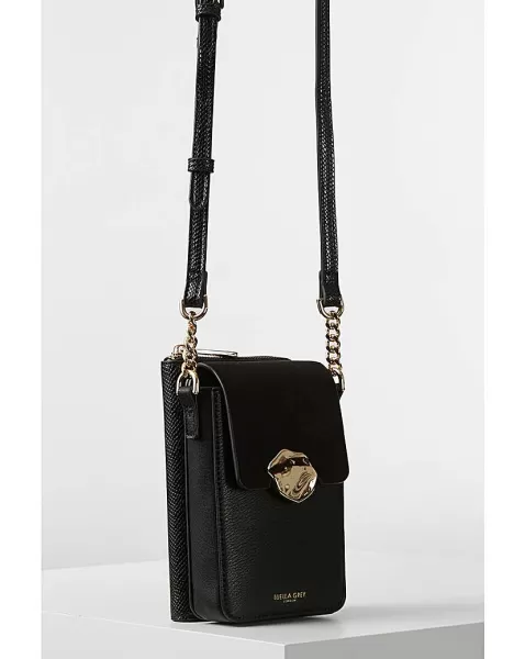 Image of Luella Grey Zoe Black Phone Crossbody