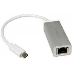 Image of USB C To Gigabit Network Adapter Silver