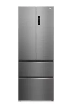 Image of Beko MN13790PX 300L Freestanding Frost Free American Style Fridge Freezer