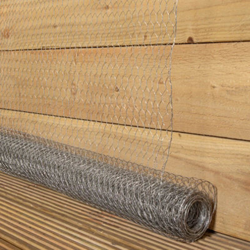 Image of Samuel Alexander 4M X 90Cm Of 13mm Chicken Wire Mesh Netting For Gardens / Pets / Ponds