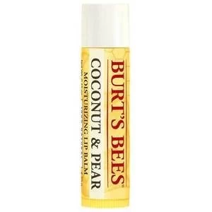Image of Burts Bees Coconut and Pear Lip Balm 4.25g