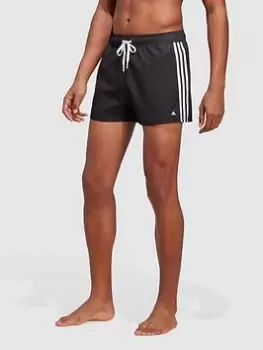 Image of adidas Sportswear 3-stripes Clx Swim Shorts, Black/White, Size S, Men