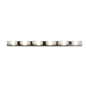 Image of (0037 008) Arco Linear Ceiling 6 Light G9, Satin Nickel