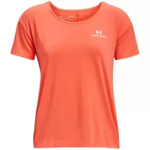 Image of Under Armour Rush Energy Short Sleeve T Shirt Womens - Orange