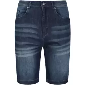 Image of Regatta Mens Dacken Coolweave Cotton Casual Denim Shorts 38- Waist 38' (96.5cm)