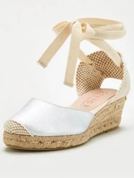 Image of Office Mini Wedge Sandal - Silver