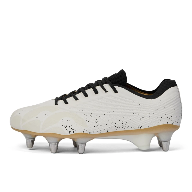 Image of Canterbury Phoenix 2 Pro Mens Soft Ground Rugby Boots White male 8 (42.5)