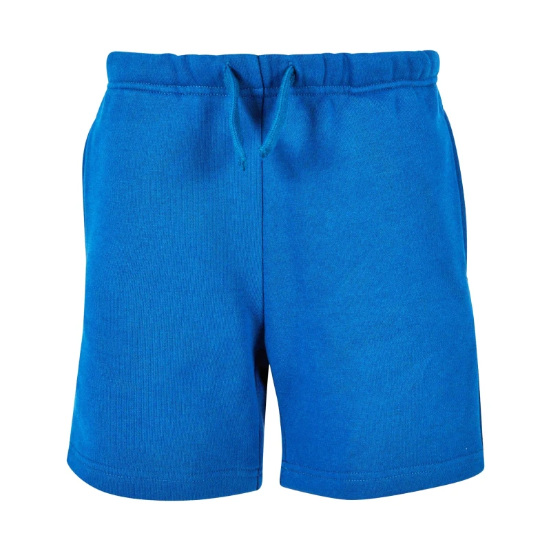 Image of Build Your Brand Basic Sweat Shorts in Navy Size: 4-6 Years Navy Unisex 4-6 Years