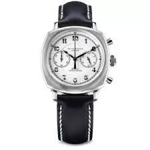 Image of Duckworth Prestex Watch Bolton Chronograph Black Leather