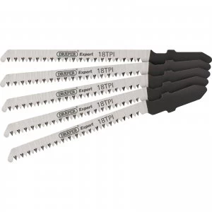 Image of Draper Expert 5 Piece DT101A0 Jigsaw Blade Set
