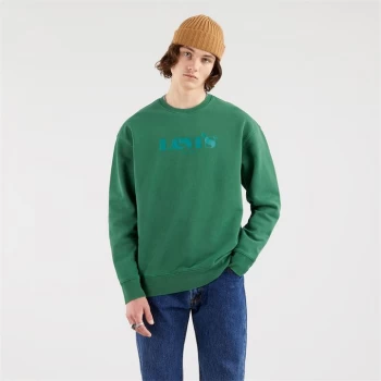 Image of Levis Vintage Logo Crew Sweatshirt - Forest Boime