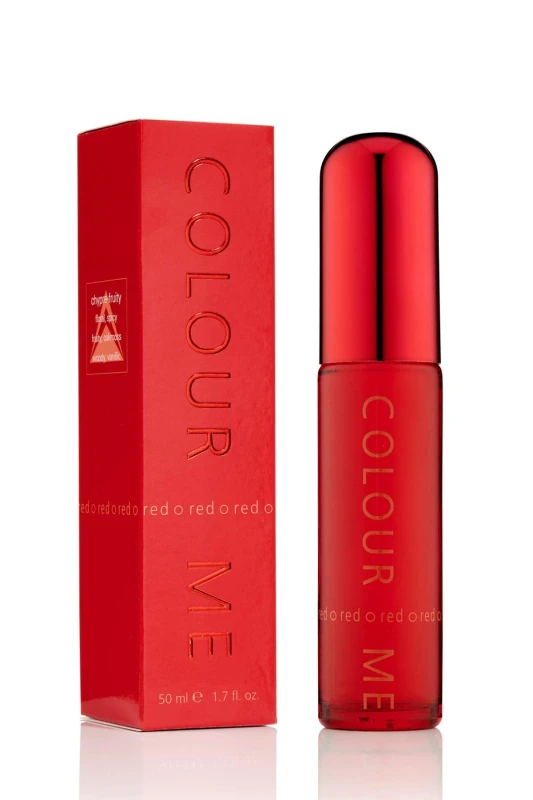 Image of Colour Me Red Gift Set 50ml PDT Spray + 10ml Roll-on Perfume