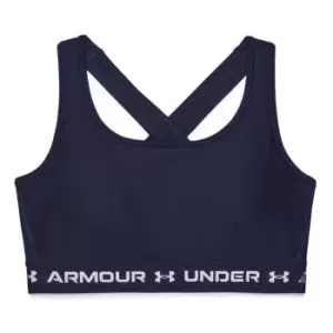Image of Under Armour Medium Support Crossback Bra Womens - Blue
