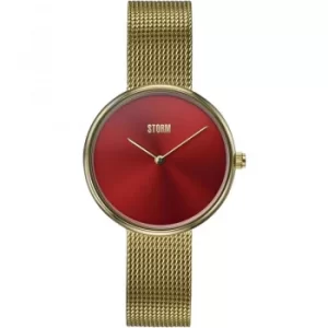 Image of Ladies Storm Selina Gold Red Watch