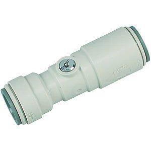 Image of John Guest Speedfit 15SVP Plastic Isolating Valve White 15mm