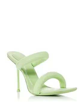 Image of Alexander Wang Womens Julie Tubular Webbing High Heel Sandals