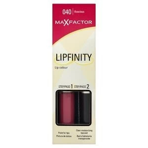 Image of Max Factor Lipfinity Longwear Lipstick Vivacious 40 Multi