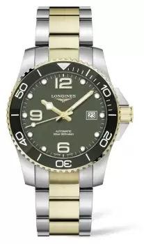 Image of LONGINES L37813067 HydroConquest 41mm Automatic Two Tone Watch