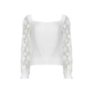 Image of French Connection Juri Mozart Caballo Jumper - White