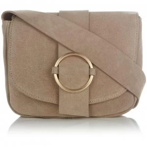 Image of Maison De Nimes Suede/PU Mia Crossbody - Grey