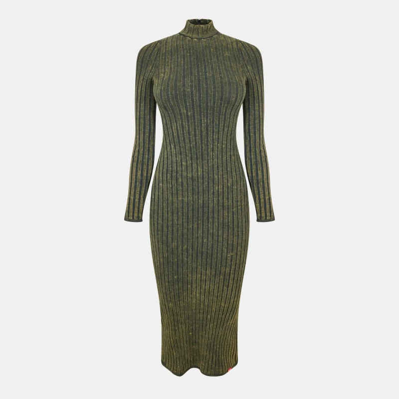 Image of Diesel Womens D-Wavya Midi Dress 5EU female 6