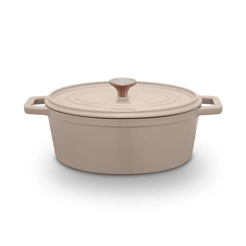 Image of Barbary & Oak Barbary & Oak 29cm Casserole Dish Beige Beige - Barbary & Oak Beige RT28801