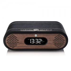 Image of ViewQwest Rosie Lee Clock Analog & Digital BlackWalnut