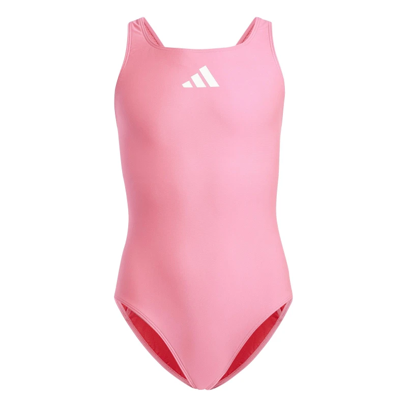 Image of adidas 3 bar Swim Suit Junior - Pink Pink M