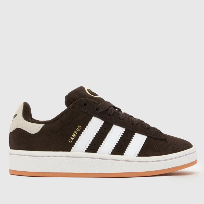 Image of adidas Dark Brown Campus 00s Youth Trainers Dark Brown UK 5 (EU 38)