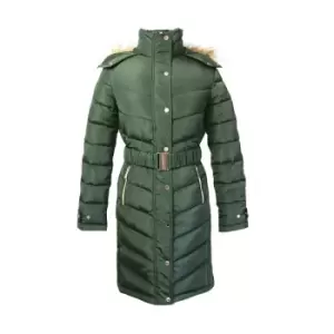 Image of Coldstream Womens/Ladies Branxton Quilted Coat (M) (Fern)