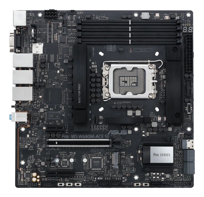 Image of Asus ASUS PRO WS W680M-ACE SE Intel W680 LGA 1700 micro ATX 90MB1FA0-M0EAY0