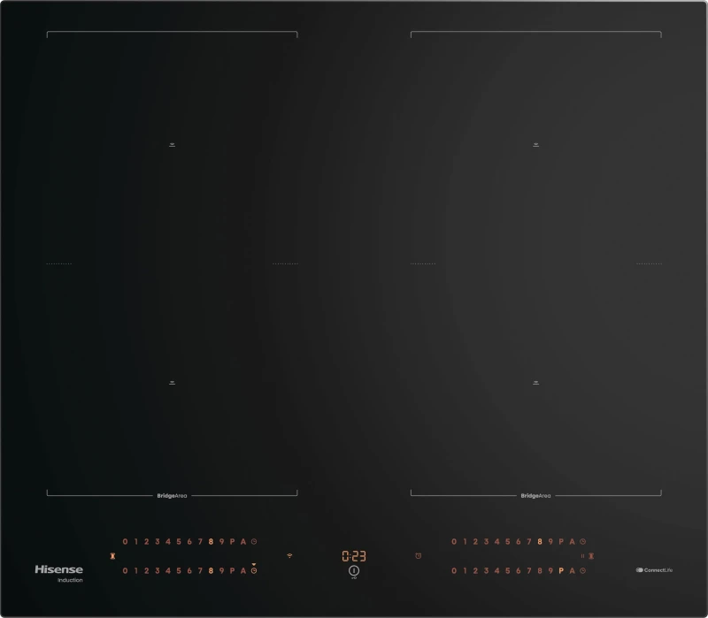 Image of Hisense 60cm 4 Zone Induction Hob with Area Flex HI6443BSCWF Black