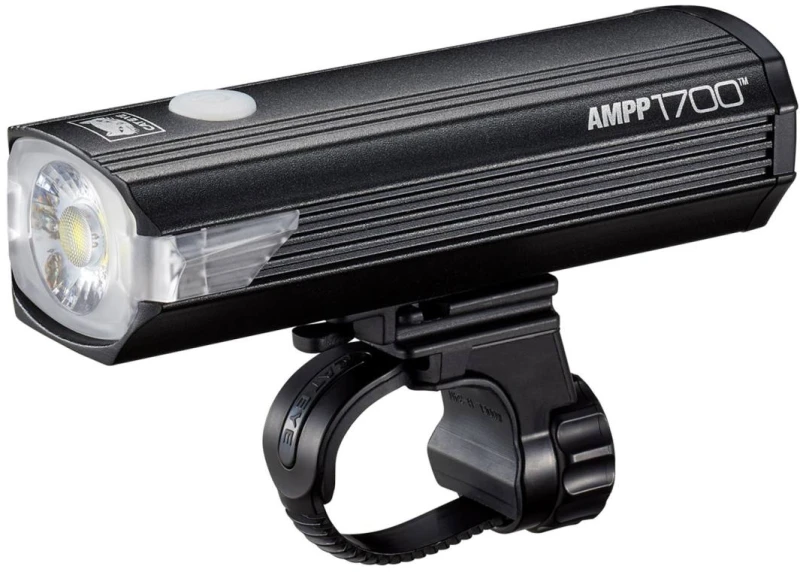 Image of Cateye AMPP 1700 Front Cycle Headlight NO SIZE BLACK - Cycles UK