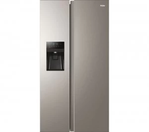 Image of Haier HSR3918FIMP American Style Fridge Freezer