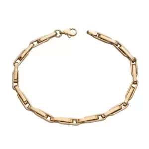 Image of JG Signature 9ct Gold Long Links Bracelet