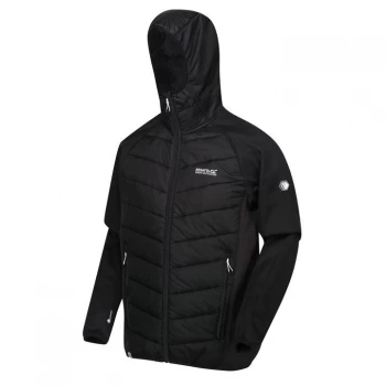 Image of Regatta Andreson V Hooded Hybrid Baffle Jacket - Blk/Blk(Blk)