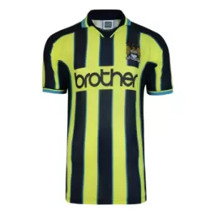 Image of Manchester City 1999 Wembley Polyester Retro Shirt