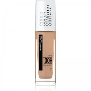 Image of Maybelline Superstay 30H Activewear Foundation 21 Nude Beige 30ml
