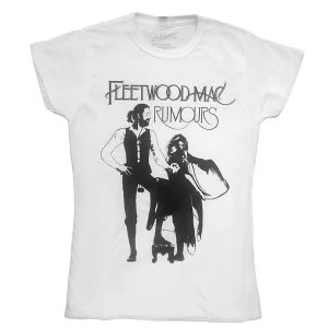 Image of Fleetwood Mac - Rumours Ladies Medium T-Shirt - White
