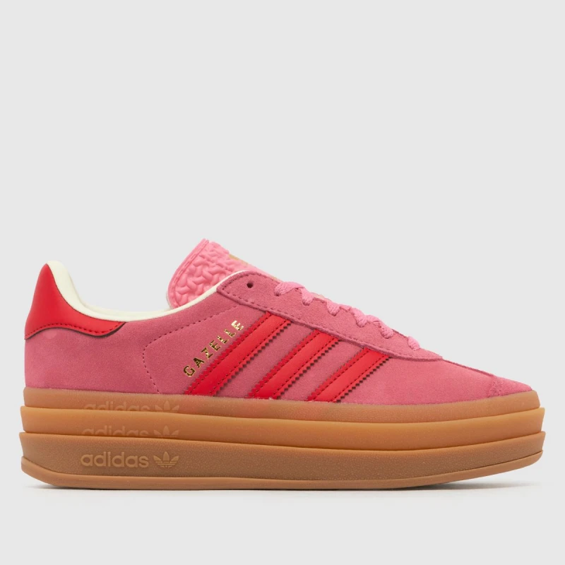 Image of adidas pink gazelle bold Girls Youth trainers Pink UK 3 (EU 35½)