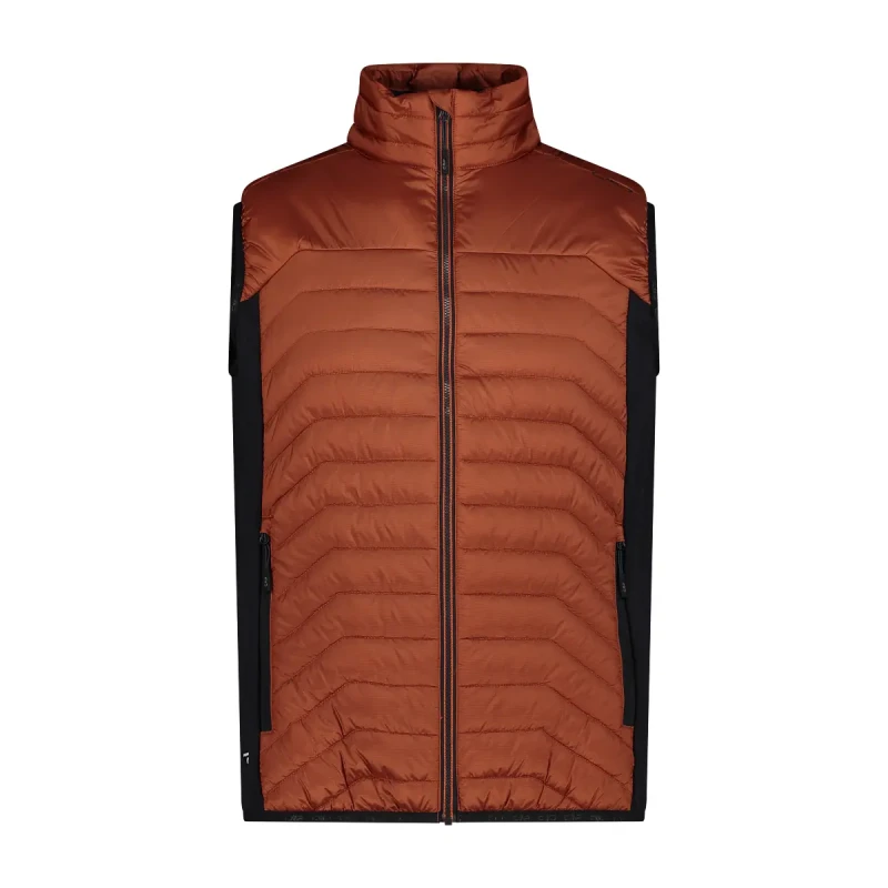 Image of Sleeveless hybrid down jacket CMP Orange Male M