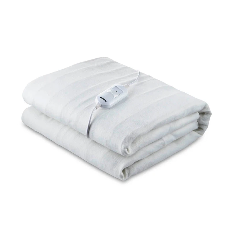 Image of Geepas Electric Under Blanket Single Heated Control 3 Heat Settings White unisex