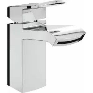 Image of Descent Mono Basin Mixer Tap Deck Mounted with Clicker Waste - Chrome - Bristan