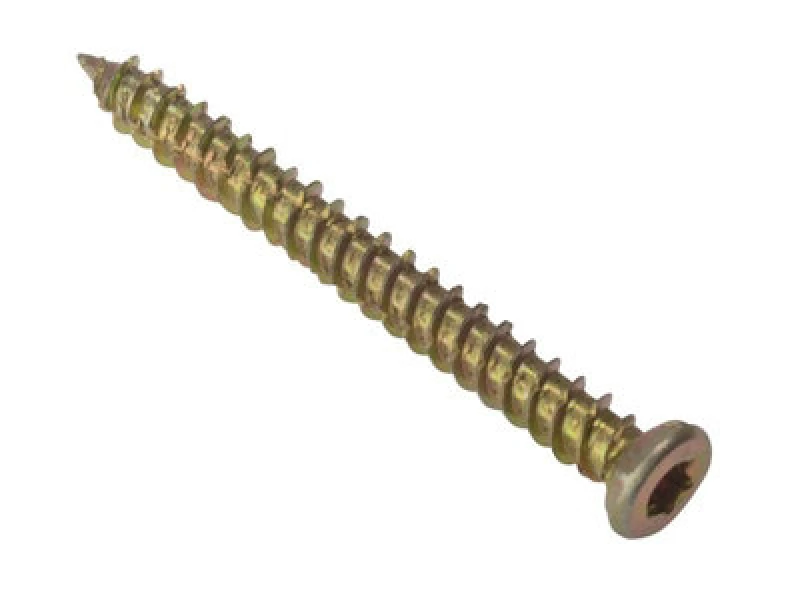 Image of FORGEFIX Forgefix - Concrete Frame Screw zyp 7.5 x 202mm Box 100 FORCFS202YN MAMCFS202