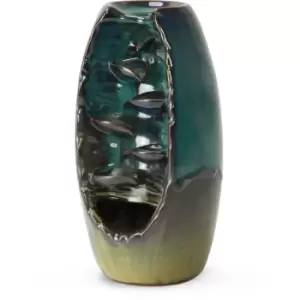 Image of Xbite Ltd - Waterfall Backflow Incense Burner M&W - Green