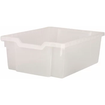 Image of Gratnells Ltd - Gratnells Deep Education Storage Tray 312 x 427 x 150mm Translucent