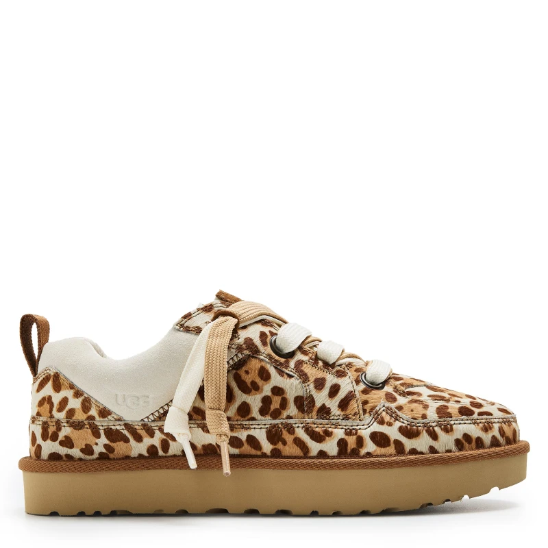 Image of Ugg Womens Lowmel Lowmel Low-Top Trainers Leopard female 5 (38)