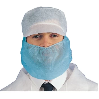 Image of N43230HP Beard Masks (Pk-100) Blue - PAL