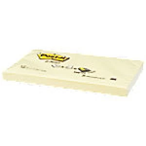 Image of Post-it Z-Notes 127 x 76mm Yellow 12 Pieces of 100 Sheets